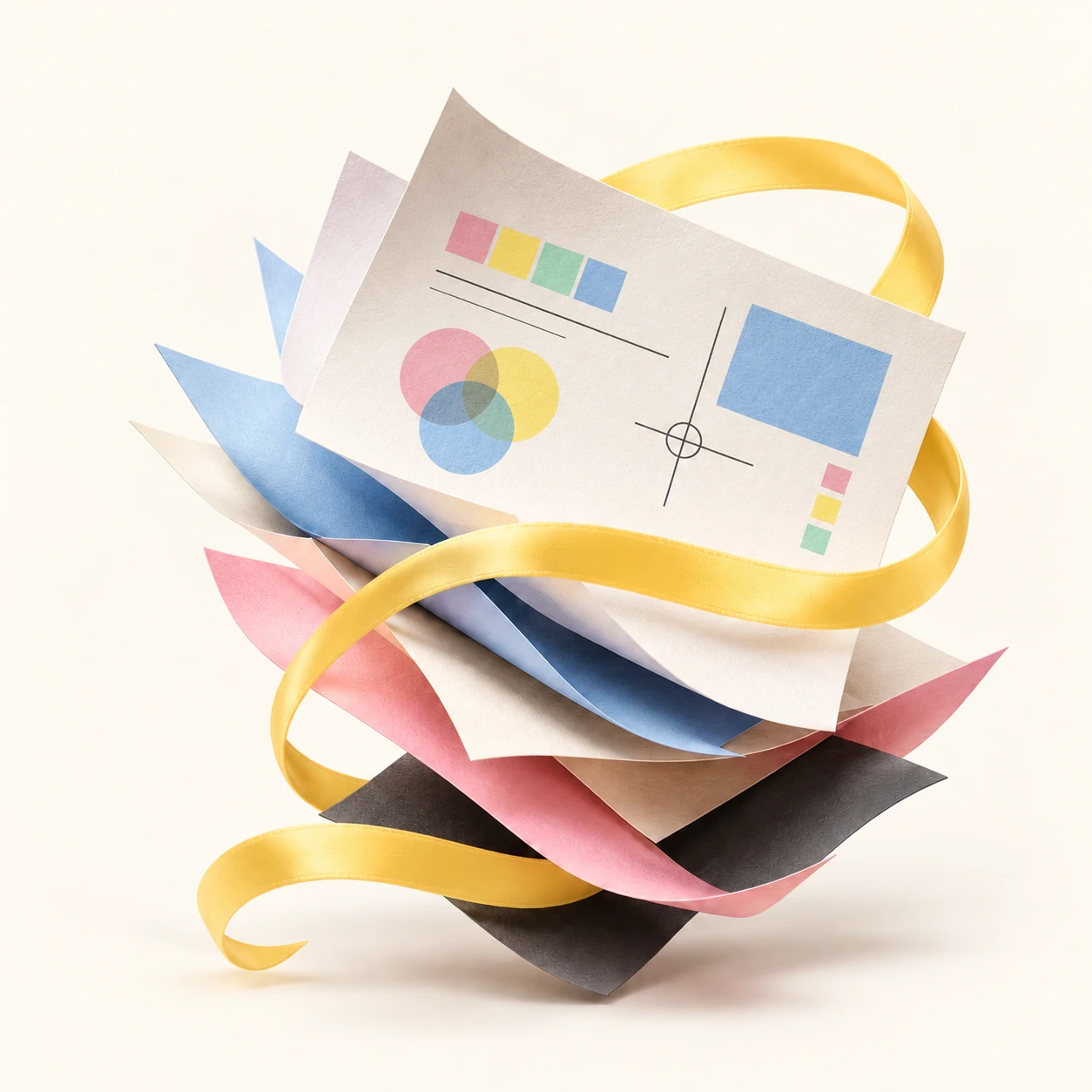 Impresiones a color y papeles con tus ideas